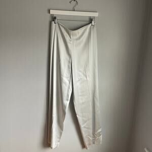 Vintage La Perla Ritmo Silky Satin Pants Lingerie Pajama Quiet Luxury Blue Small